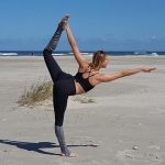 Yoga on the beach with Eva Meijers